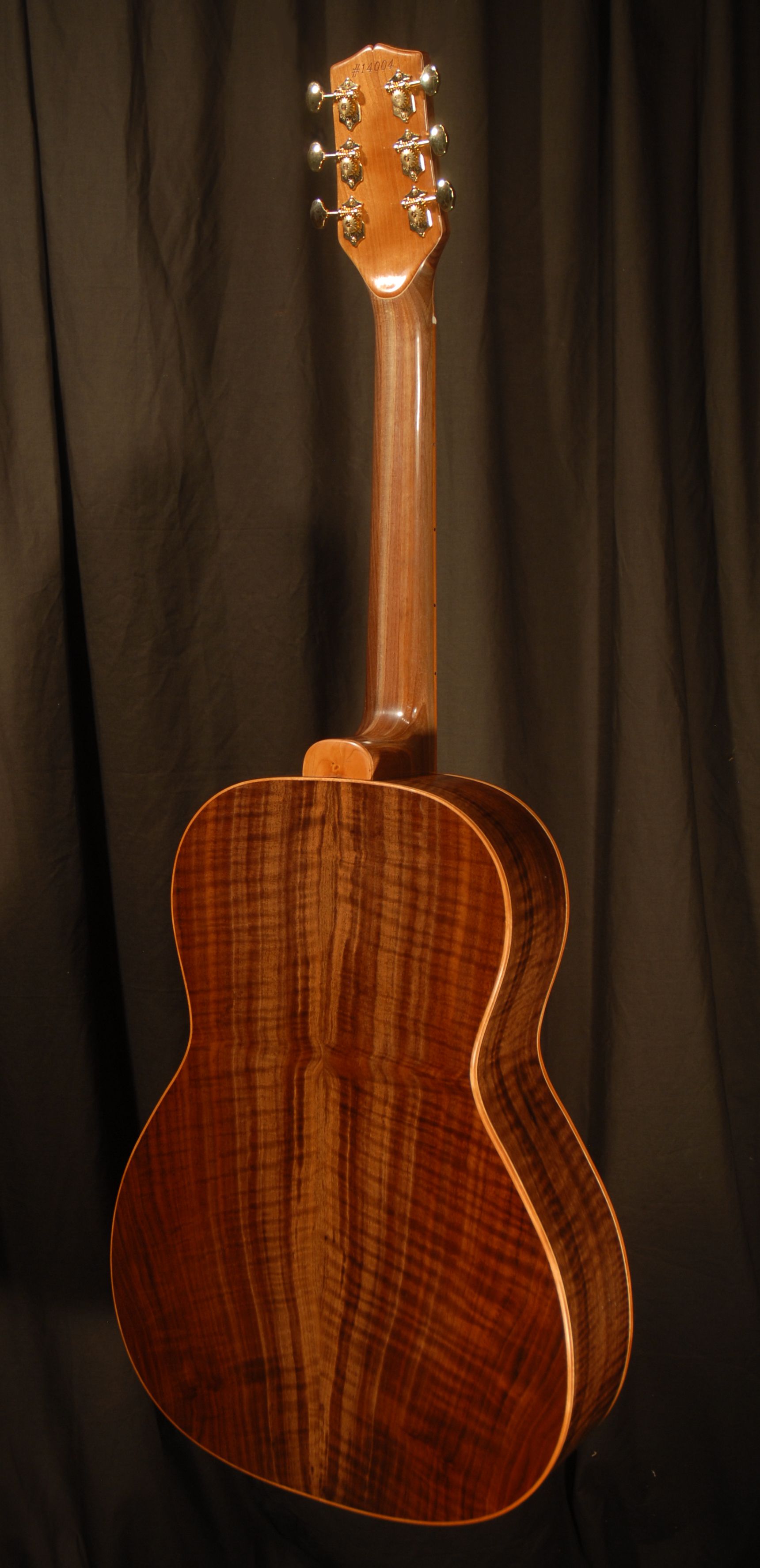 front view of the body of michael mccarten's 000-12 flat top guitar model