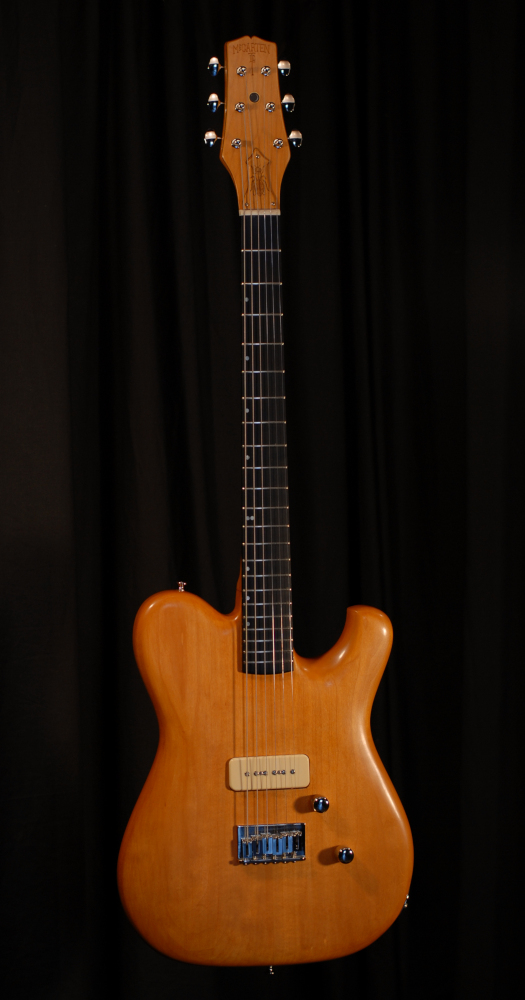front view of michael mccarten's telemac single cutaway electric guitar model